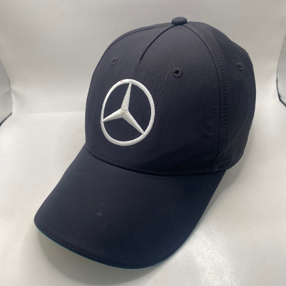 MERCEDES AMG PETRONAS Formula One Team Cap Unisex Navy Blue Racing F1 Hat OSFM